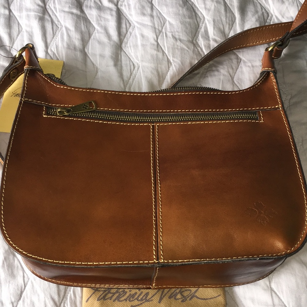 Patricia Nash Bettola saddle bag signature map - Picture 3 of 8